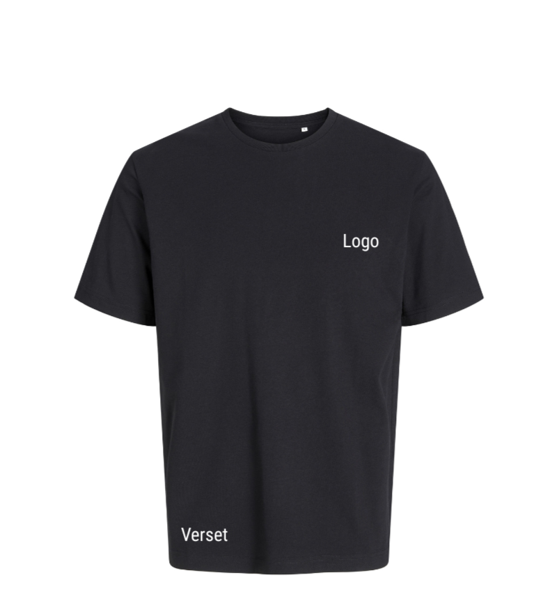 T-shirt noir à personnaliser