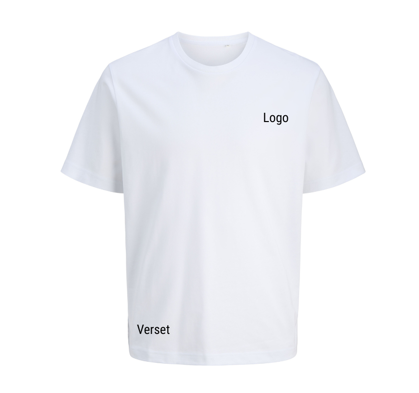 T-shirt blanc à personnaliser
